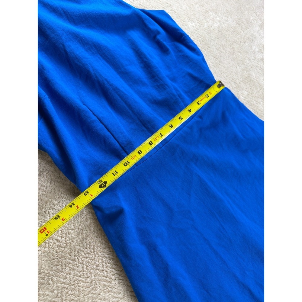 A New Day Fit & Flare Dress Womens S Royal Blue Classic Sleeveless - Picture 9 of 12